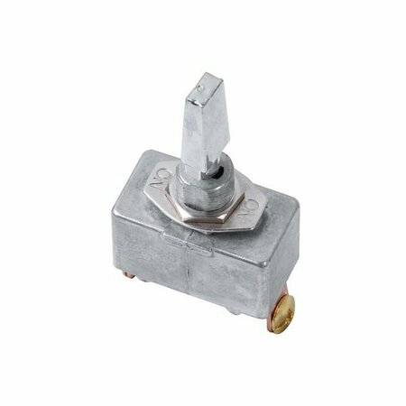 CALTERM Toggle Switch, 35 A, 12 V, Screw, Lead Wire Terminal, Nickel 41780
